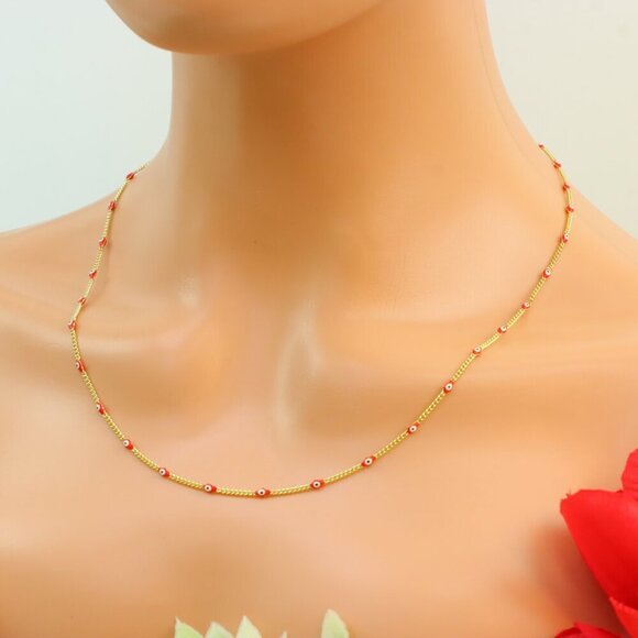 "New Beautiful Design Necklace Chain for Women/Girls, Gift, N735 - Picture 3 of 10